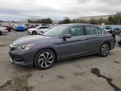 Salvage cars for sale at Las Vegas, NV auction: 2017 Honda Accord EX