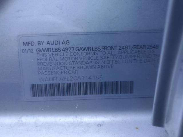 2012 Audi A4 Premium Plus