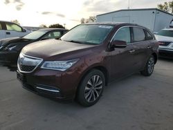 Salvage cars for sale at Sacramento, CA auction: 2016 Acura MDX Technology