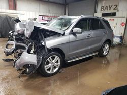 Salvage cars for sale at Elgin, IL auction: 2013 Mercedes-Benz ML 350 4matic