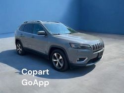 Salvage cars for sale at North Billerica, MA auction: 2020 Jeep Cherokee Limited