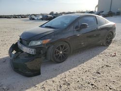 Salvage cars for sale at San Antonio, TX auction: 2012 Honda Civic EX