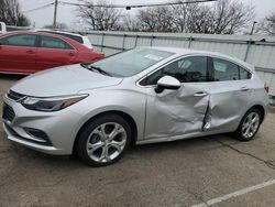 2018 Chevrolet Cruze Premier en venta en Moraine, OH