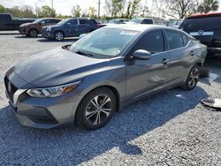 Salvage cars for sale at Riverview, FL auction: 2021 Nissan Sentra SV