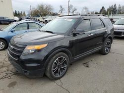 Salvage cars for sale at Woodburn, OR auction: 2013 Ford Explorer Sport