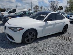 Salvage cars for sale at Riverview, FL auction: 2017 Alfa Romeo Giulia Q4