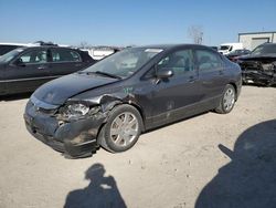 Salvage cars for sale at Kansas City, KS auction: 2009 Honda Civic LX