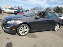 Salvage cars for sale at Moraine, OH auction: 2015 Chevrolet Cruze LTZ