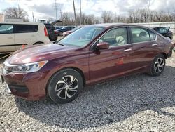 Salvage cars for sale at Columbus, OH auction: 2017 Honda Accord LX