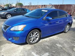 Salvage cars for sale at Wilmington, CA auction: 2015 Nissan Sentra S