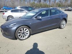 Salvage cars for sale at Waldorf, MD auction: 2020 Tesla Model 3