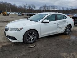 Salvage cars for sale at Marlboro, NY auction: 2017 Acura TLX