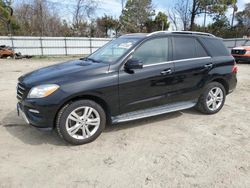 Salvage cars for sale at Hampton, VA auction: 2015 Mercedes-Benz ML 350 4matic