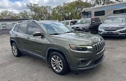 Salvage cars for sale at Orlando, FL auction: 2019 Jeep Cherokee Latitude Plus