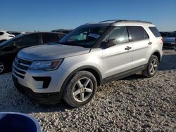 Salvage cars for sale at Taylor, TX auction: 2018 Ford Explorer