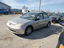 2002 Honda Civic LX en venta en Pekin, IL