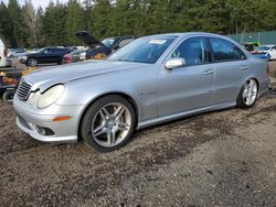 Salvage cars for sale at Graham, WA auction: 2005 Mercedes-Benz E 55 AMG