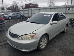 Salvage cars for sale at New Britain, CT auction: 2003 Toyota Camry LE