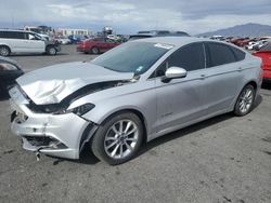 Salvage cars for sale at North Las Vegas, NV auction: 2017 Ford Fusion SE Hybrid