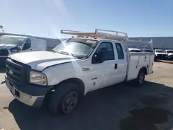 Salvage trucks for sale at Hayward, CA auction: 2007 Ford F350 SRW Super Duty