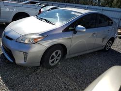 Salvage cars for sale at Riverview, FL auction: 2013 Toyota Prius