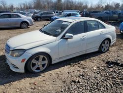 Salvage cars for sale at Chalfont, PA auction: 2011 Mercedes-Benz C 300 4matic