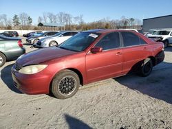 Salvage cars for sale at Spartanburg, SC auction: 2004 Toyota Camry LE