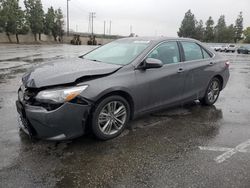 Salvage cars for sale at Rancho Cucamonga, CA auction: 2016 Toyota Camry LE