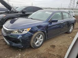 Salvage cars for sale at Elgin, IL auction: 2017 Honda Accord LX