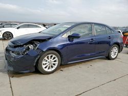 Salvage cars for sale at Grand Prairie, TX auction: 2020 Toyota Corolla LE