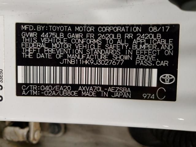 2018 Toyota Camry L