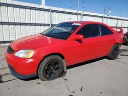 Salvage cars for sale at Littleton, CO auction: 2001 Honda Civic SI