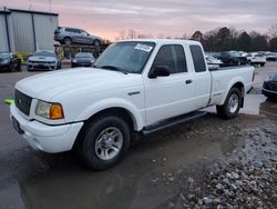 Salvage cars for sale at Florence, MS auction: 2003 Ford Ranger Super Cab