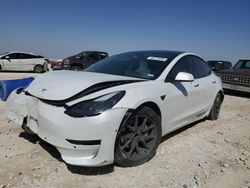 Salvage cars for sale at Temple, TX auction: 2021 Tesla Model 3