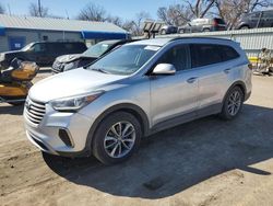 Salvage cars for sale at Wichita, KS auction: 2017 Hyundai Santa FE SE