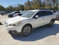 Salvage cars for sale at Ocala, FL auction: 2015 Subaru Outback 2.5I Limited