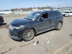 Jeep Vehiculos salvage en venta: 2017 Jeep Grand Cherokee Summit