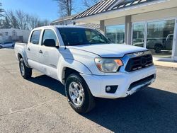 Salvage trucks for sale at North Billerica, MA auction: 2015 Toyota Tacoma Double Cab