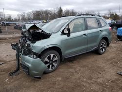 Salvage cars for sale at Chalfont, PA auction: 2018 Subaru Forester 2.5I