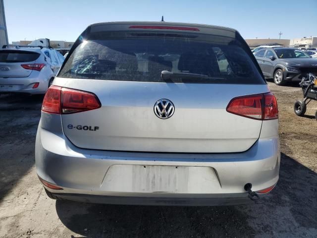 2016 Volkswagen E-GOLF SE