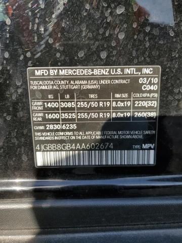 2010 Mercedes-Benz ML 350 4matic