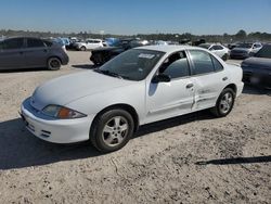 Salvage cars for sale at Houston, TX auction: 2002 Chevrolet Cavalier LS