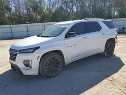 Salvage cars for sale at Harleyville, SC auction: 2022 Chevrolet Traverse Premier