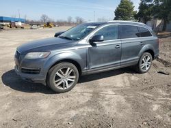 Salvage cars for sale at Woodhaven, MI auction: 2014 Audi Q7 Premium Plus