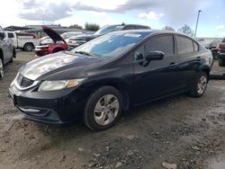 Salvage cars for sale at Sacramento, CA auction: 2014 Honda Civic LX