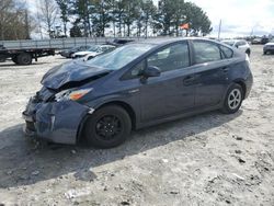 Salvage cars for sale from Copart Loganville, GA: 2015 Toyota Prius