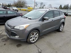 Salvage cars for sale at Woodburn, OR auction: 2014 Ford Escape Titanium