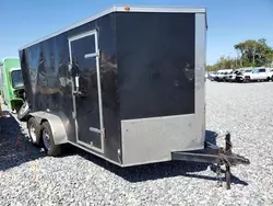 Salvage trucks for sale at Apopka, FL auction: 2007 Powr 2007 Power Line Cargo Enclosed Cargo Trailer