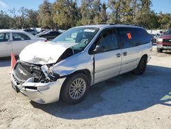 Salvage cars for sale at Ocala, FL auction: 2000 Chrysler Town & Country LXI