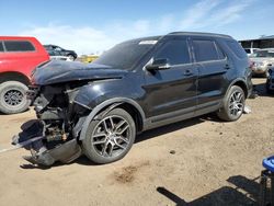 Salvage cars for sale at Brighton, CO auction: 2017 Ford Explorer Sport